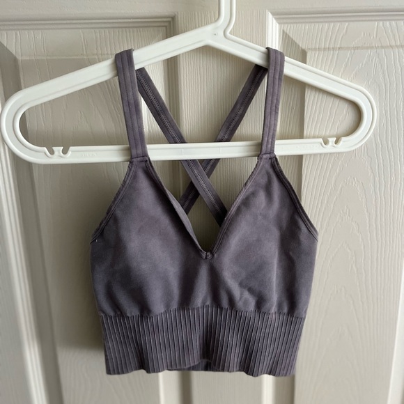 Free people movement Good Karma Crop in light purple - Picture 3 of 3